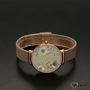 Zegarek damski Bruno Calvani BC90558 różowe złoto kwiecisty (3).jpg